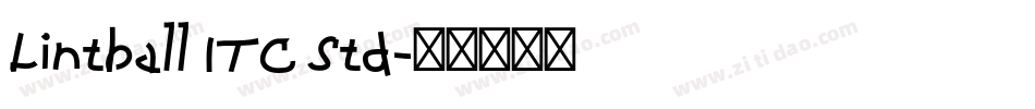 Lintball ITC Std字体转换